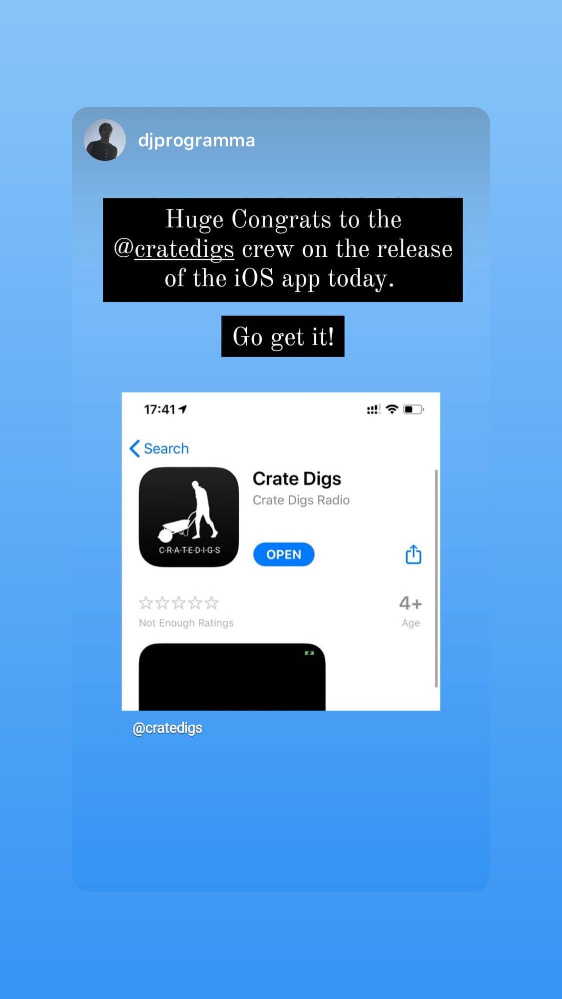 Crate Digs - The early project